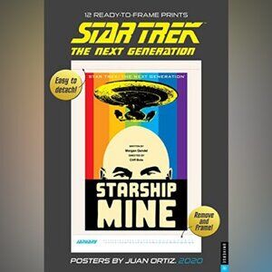 Star Trek 2020 Poster Calendar: The Next Generation Posters by Juan Ortiz